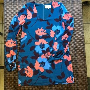 Charles Henry long sleeved dress floral large